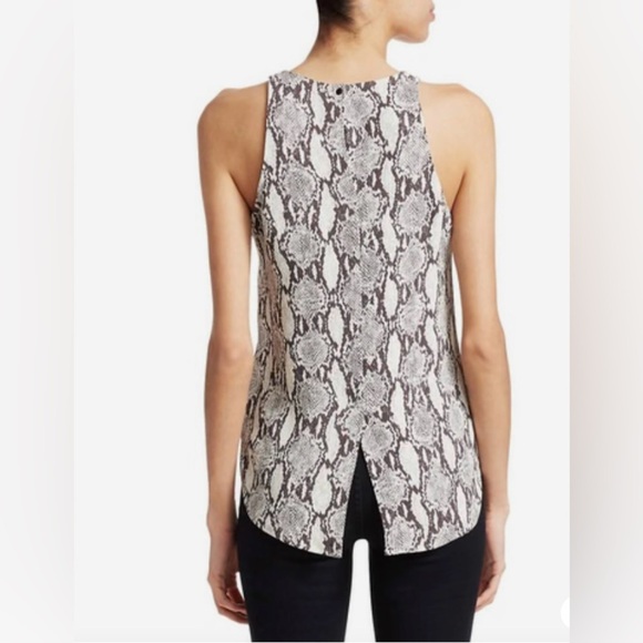 ALC Python print ANISE halter neck tank top size 4. - Picture 2 of 15